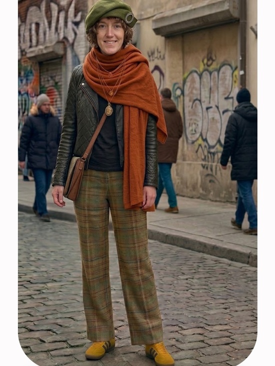 Tuckernuck Pants - Tuckernuck Green Plaid Wide-Leg Pants, NWT